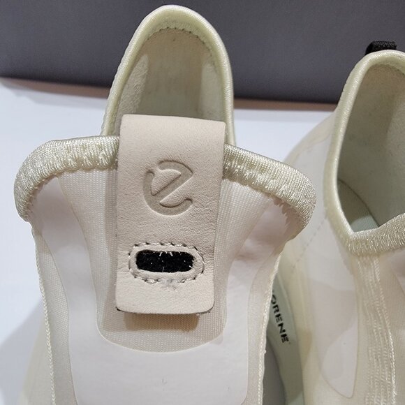 ECCO ATH-1FW Alpha Slip-On Sneaker, SHADOW WHITE TEXTILE, Size 8-8.5US /39EU,NIB - Picture 7 of 16